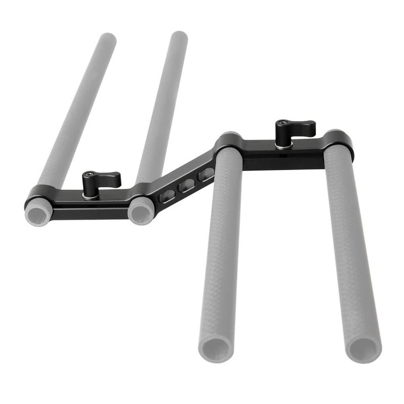NICEYRIG Z-Shape Offset Raised 15mm Rail Rod Clamp Ajustable Levers for 15mm Rods on DSLR Camera Shoulder Rig - Image 5